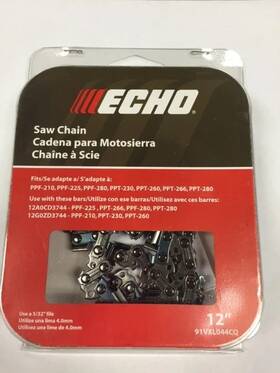 Echo 91vxl44cq Chainsaw 12 Inch Chain - Silver