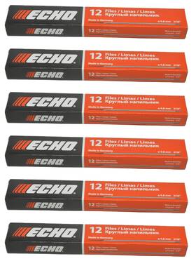 Echo 99988801722 Genuine 6-pack Of Box 12 3/16 Inch -4.8mm Chain Files 99988801722-6pk