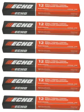 99988801722 Echo Genuine 6-pack Of Box 12 3/16 Inch -4.8mm Chain Files 99988801722-6pk