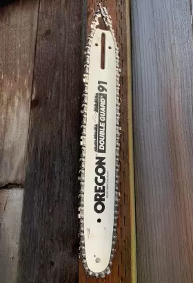 A041 Echo Poulan Pro Mcculloch Sears Craftsman Carlton Stihl Husqvarna 14 Inch Oregon Double Guard Chainsaw Bar And Chain .050 3/8