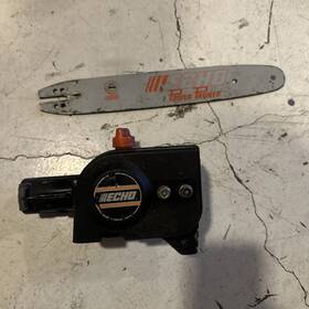 Echo R-11-3 90094 Genuine Power Pruner Gear Case And Blade 12 Inch Cracked Guard