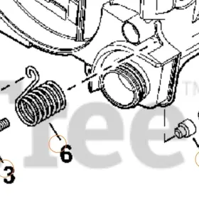 V450000720 Echo Genuine Part Spring Compression