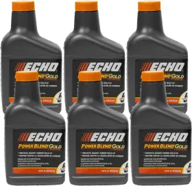6450005 Echosari 6 Pack Echo Oil 12.8 Oz Bottles 2 Cycle Mix For 5 Gallon - Power Blend