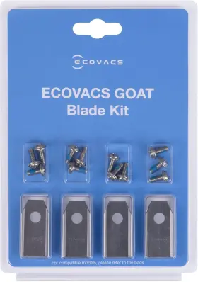 Gbk120001 Ecovacs Goat Robot Lawn Mower Blades Kit For O1000 Rtk/a2500 Blade Silver