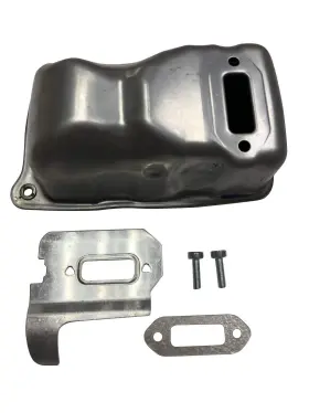 Ts420 Enginerun 704846369726 Muffler Assembly With Exhaust Gasket Compatible Stihl Ts410 Ts 410