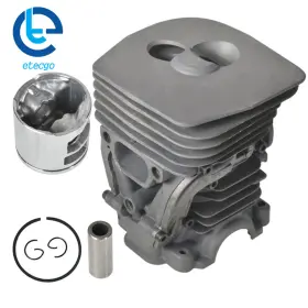 4073599 Etecgo Piston Cylinder Kit Chainsaw 537 47mm Bore Fit For Husqvarna 455e 455 460