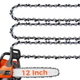44dl-low Exshp 782765158300 12 In Chainsaw Chain 3/8 Pitch .043 Gauge 44 Links 3-pack For Echo