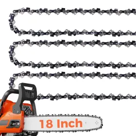 62dl-low Exshp 782765158430 18 Inch Chainsaw Chain 3/8 Lp Pitch .050 Gauge 62 Drive Links Fits Poulan