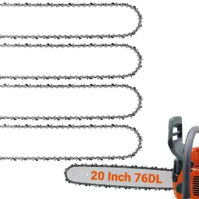 Eyoloty 717016436227 4-pack 20 Inch Chainsaw Chain .325 Pitch - .058 Gauge 76 Drive Links With