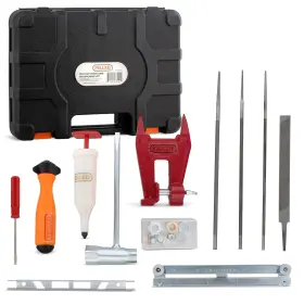 Felled 810009879091 Chainsaw Sharpening Kit In Hard Carrying Case - File Set Guide Depth G