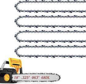 Fifchall 1868dl.325 18 Inch Chainsaw Chains .063 Gauge .325 Pitch 68 Drive Links Fit For Stihl 02