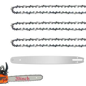Fifchall F20in72dl3 1 20 Inch Chainsaw Bar And Chain Combo For Stihl 3/8 Pitch .050 Gauge 72 D