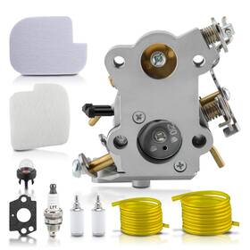 Fittasticy 710412729290 Carburetor Kit 2-cycle Gas-powered Chain Saw Fits Poulan P3314 14-inch 14ftft 33cc