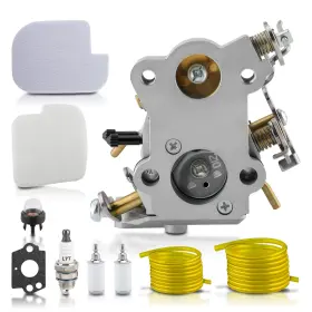 P3314 Fittasticy 710412729290 Carburetor Kit 2-cycle Gas-powered Chain Saw Fits Poulan 14-inch 14ftft 33cc