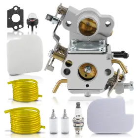 P3314 Fittasticy 710412742206 Carburetor Kit Fits Poulan 14-inch 14ftft 33cc 2-cycle Gas-powered Chain Saw