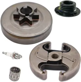 Fjsadobo 313088638622 Sprocket 7t Clutch Drum Bearing Kit For Husqvarna 455 460 Rancher Chainsaw Repla