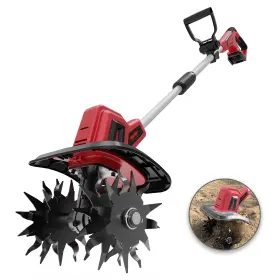 Tldcb18 Fordwalt Cordless Tiller Cultivator Compatible With Milwaukee 18v Red Black
