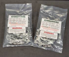 Forester 10sc-63e 2-pk Chainsaw Replacement Blade 18 Inch Bar 3/8lp 050g 63 Links Semi-chisel