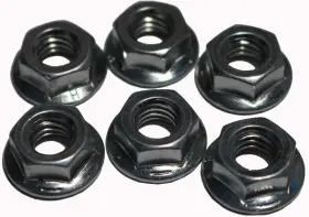 Forester 740439985539 Chainsaw Replacement Bar Nuts - New 6 Pack Chain Saw Fits Husqvarn