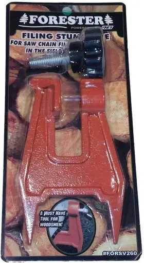 Forester 756580002674 Filing Stump Vise - Chainsaw Sharpener Sharpening Kit