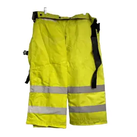 Forester 756580758182 Chainsaw Safety Chaps Calf Wrap Zipper Yellow Short 35 Inch Leg Fits 5-5 4