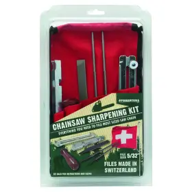 Forester 756580758335 Chainsaw Sharpener File Kit Includes 2 Round Files 6 Inch Flat