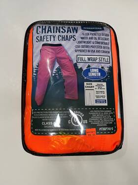 Forester Chap740-0 Chainsaw Safety Chaps Long Lenth Fits Most 6 - 4 Inch Tall Class A
