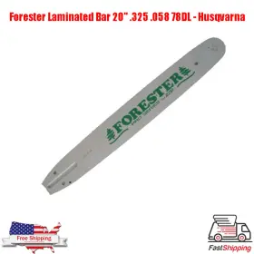 Hj203255878 Forester Laminated Bar 20 Inch .325 .058 78dl - Husqvarna