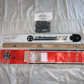 Ex20-50pa Gb Nos Pro Top Chainsaw Bar Ex20 50pa 20 Inch Plus New Chain