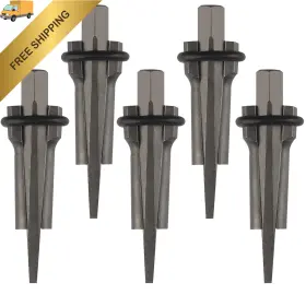 Genhakon 787502219184 5 Packs 5/8 Inch Stone Splitter Wedge And Feather Shims Grey