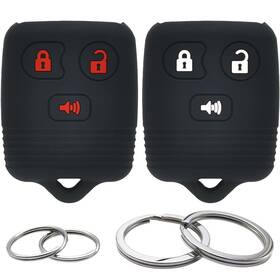 Gfdesign Kcsfd13ba212 2pcs Silicone 3 Buttons Key Fob Cover Remote Case Keyless Protector Compatibl