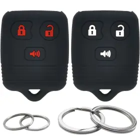 Kcsfd13ba212 Gfdesign 2pcs Silicone 3 Buttons Key Fob Cover Remote Case Keyless Protector Compatibl