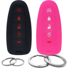 Gfdesign Kcsfd65b21a 2pcs Silicone 5 Buttons Key Fob Cover Remote Case Keyless Protector Compatibl