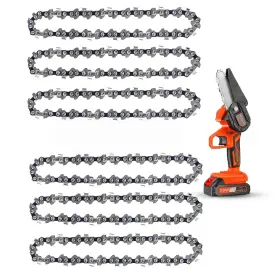 Glectg 748327996537 4 Inch Replacement Chains For Stihl Gta 26 Mini Chainsaw Chain 1/4 Pitch .0