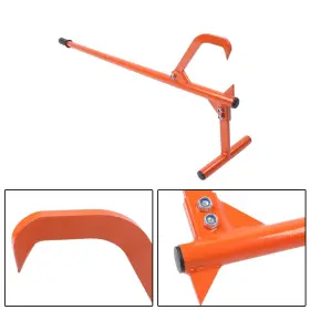 Gt10032750 Globalmart-top 51in Timberjack Log Lifter Jack Roller Cant Hook With Non-slip Handle Orange