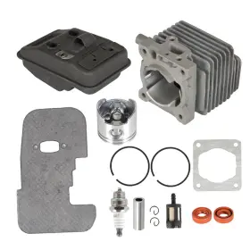 41371400603 Globalmart-top Gt3224858 Cylinder Piston Exhaust Muffler Kit 34mm Fs75 Fs80 Fs85 Trimmer Part