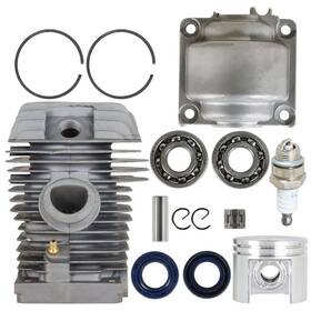 Globalmart-top Gt3997812 Chainsaw Cylinder Piston Kit 40mm For Ms 210 Ms210 Ms230 021 Crank Bearing Seals