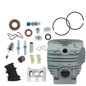 Gt5317130 Globalmart-top 56mm Big Bore Cylinder Piston Kit For Ms660 066 1122 Magnum Chainsaw Us