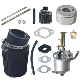 Amjx-bd11317 Goirtutss Carburetor Air Filter Adapter Kit Fit For Ct100u Black