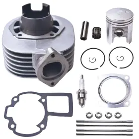 Amjx-mb2409 Goirtutss Cylinder Piston Gasket Top End Kit Fit For Suzuki Quadsport Lt80 Kawasaki