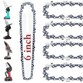 Gopbod 745635185936 5 Pack 6 Inch Mini Chainsaw Chain 37 Drive Links 1/4lp .043 Replaceme