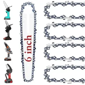 Gopbod 745635185936 5 Pack 6 Inch Mini Chainsaw Chain 37 Drive Links 1/4lp .043 Replaceme