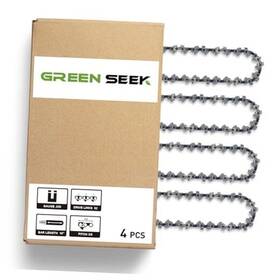 Green Seek 8-18-050-62dl 18-inch Chainsaw Chain 4-pack 3/8 Inch Pitch .050 Gauge 62 3/8-18 -050-62dl