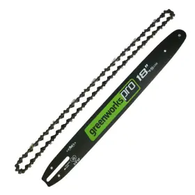 145343-01 Greenworks 4 Genuine Oem Replacement Bar And Chain Combo Combo00119