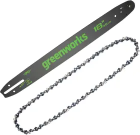 2904102 Greenworks 18-inch Chainsaw Bar And Chain Combo