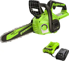 Cs24b210 Greenworks 24v 10 Inch Cordless Compact Chainsaw Great For 2.0ah Gen 2