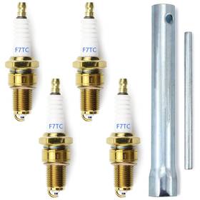 Grepspud Ls-gt0003-4 4pcs F7tc Spark Plugs Gx120 Gx160 Gx200 Gx240 Gx270 Gx340 Gx390 Sparkplugs Wi