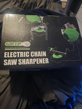 501103 Grip Chainsaw Sharpener Brand Bench Or Vise Set Up. New Has Been Opened