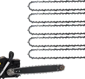 Gsshbr 313114127168 5 Pack 20 Inch Chainsaw Chain 76 Drive Links .58 Gauge .325 Pitch Replacement