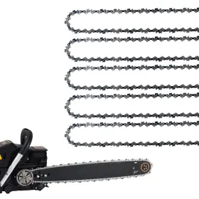 Gsshbr 748327184934 5 Pack 16 Inch Chainsaw Chain 55 Drive Links .043 Gauge 3/8 Pitch Replacem